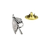 Kleine fliegen Haken Fisch angeln English Pewter Pin Anstecker