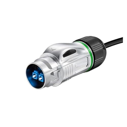 Connecteur fibre optique LC BD24 IP68 en métal avec câble de 5 mètres