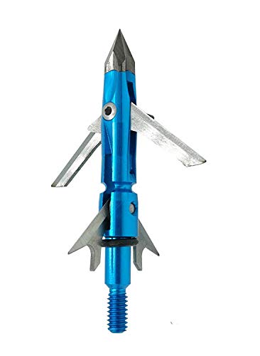 Muzzy 284 Muzzy X Pig Man 100 Grain 4 Blade Expandable 1 1/2" X 1 1/8" Cut 3 Pack #TOP2