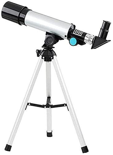 Telescopio astronómico refractor 50mm con trípode ajustable miniatura 1