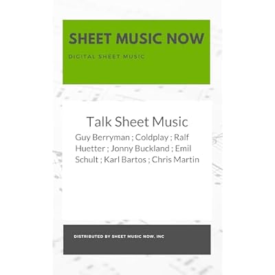 Talk Sheet Music