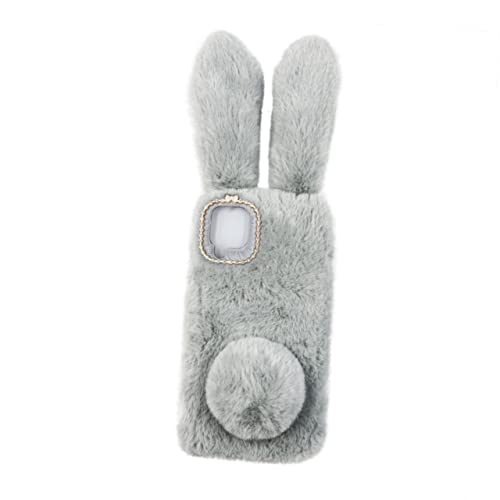 Coque de téléphone fluffy lapin OSALADI élégante pour vos sorties hivernales