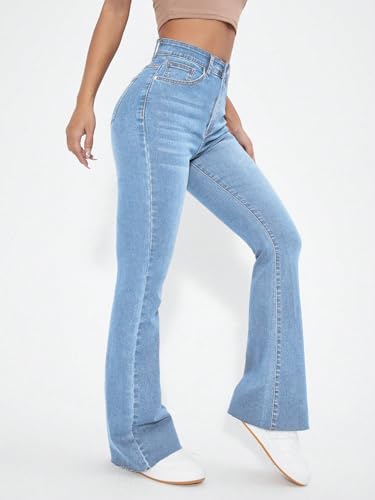 Image of Aahwan Women's & Girls' Solid Black Low Waist Ripped Distressed Mom Fit Stretch Denim Jeans(KV-255)