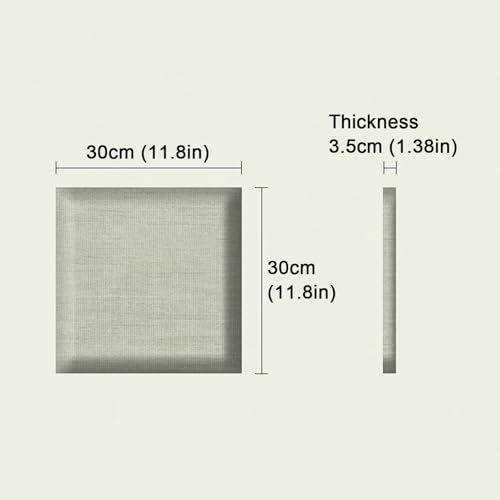 Acolchado de pared 3D autoadhesivo y paneles tapizados anticolisión para cabecero de dormitorio 4