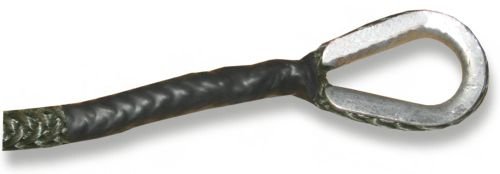 BILLET4X4 U.S. Made AMSTEEL Blue Winch Rope 3/8 inch x 100 ft Blue (19,600lb Strength) (4X4 Vehicle Recovery)