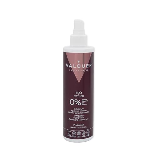 Valquer Professional H2O Eau pour stylistes Qualité UV Eau de coiffage avec protection solaire 300 ml