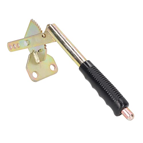 Keenso Hand Brake Lever Handle Antislip Galvanized Steel Emergency Brake Handle Universal for Trailer RV