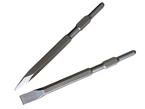 Zebra Premium Tools Z-D04 Demolition Hammer Chisel Bit Set 17 x 280MM Flat & Pointed | 17MM Demolition Rotary Hammer Bits (B0934BNM22) Amazon Price History, Amazon Price Tracker
