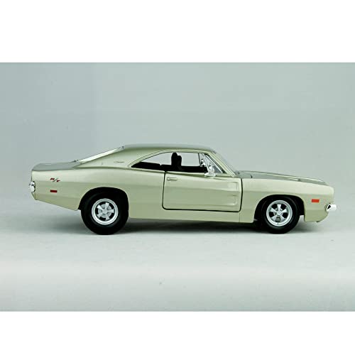 Modelo a escala Maisto Dodge Charger R/T 1969 plata 1:25 miniatura 2
