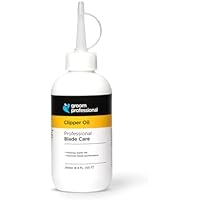 Groom Professional Clipper Oil, 200ml, Perfect for pet Clipper Blades Like Andis, Heiniger and Wahl.