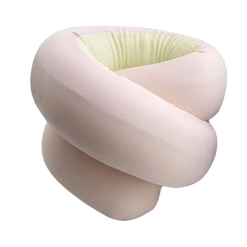 Travel Neck Cushion   Spiral Wrap Scarf | Flexible Head Support Cushion for Sleeping, Rest Pillow with Adjustable Design, Wrapping Cushions Headrest, Napping Cushions for Comfort Travel Outing Road Tr