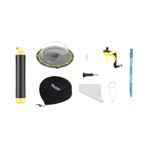 Dome Acessório Universal para Câmeras de Ação Gopro Hero 11/10/9 Proteção e Clareza Subaquática
