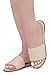 Shoe Land Flat Sandals for Women – Slip-On Slides with Cushioned Footbed | Comfortable Dressy & Casual Open Toe Summer Sandals for Beach, Travel & Everyday Wear, Beige, Size 10.0, Carlena