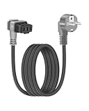 RIIEYOCA 18AWG 3G1,0 mm² Cavo di alimentazione per lavastoviglie, 10 A/250 V Sie/mens, Bo/sch 300/500/800 Cavo di ricambio, adatto alla riparazione e alla sostituzione per lavastoviglie. (1,8 m)