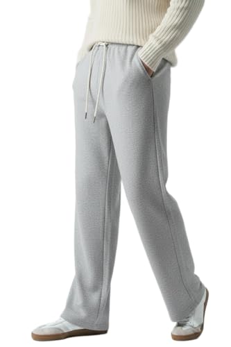 Image of dockstreet Men's /Unisex Open Bottom Drawstring Pure Cotton Stretchable Baggy Jogger Pants