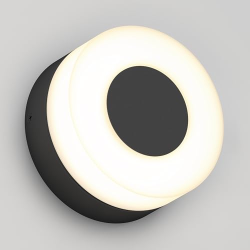 Image of artika Ludwig Outdoor Wall Light Fixture, Matte Black
