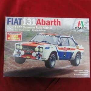Fiat 131 Abarth 1977 Italeri maquette 124 avec notice claire pour réussir le montage Sanremo