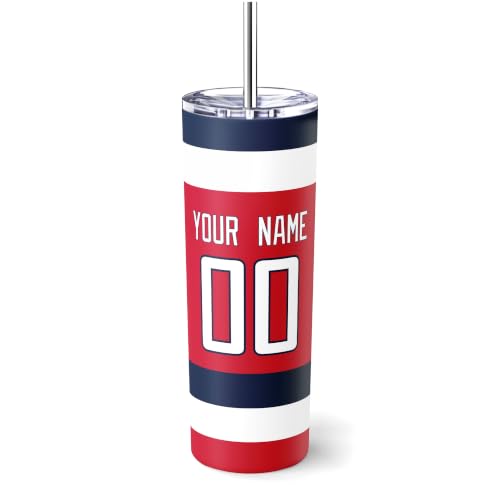 Image of ANTKING Washington Tumbler 20oz Travel Mug Custom Name Number Gifts | Stainless Steel Insulated Coffee Cup for Men Women