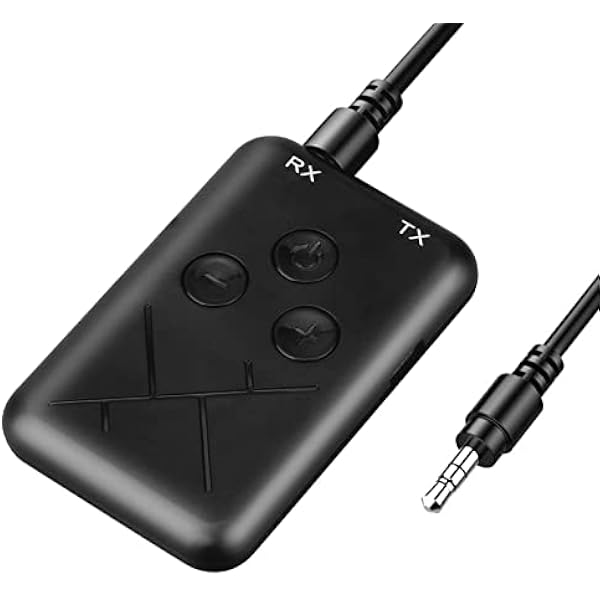 RX-TX-10 2-w-1 samochodowy sprzęt audio Bluetooth 4.2 Adapter 3,5 mm A2DP nadajnik radiowy stereo odbiornik podwójny strumień wielopunktowy mały rozmiar Plug and Play