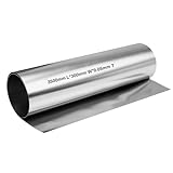 304 Stainless Steel Foil Roll, 0.05mm x 300mm x 3.5M Stainless Steel Sheet, Metal Foil for Crafts, Electronic Equipment, Industry Machinery, Hardware
