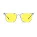 laureles Yellow Lens Square Reader Men Eyewear Fashion Vintage Night Vision Bifocal Reading Glasses Women (C1, 1.5, multiplier_x)