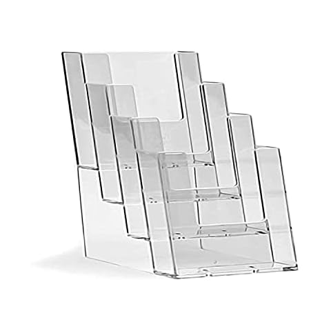 taymar 4C110 Prospekthalter/Flyerhalter 4 Fächer DIN Lang (DL) thumbnail