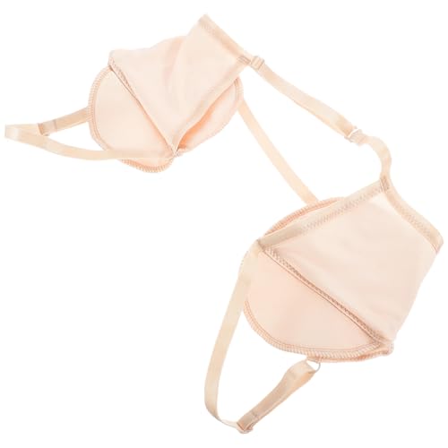 Uonlytech Almohadillas Absorbentes de Sudor para Axilas Reutilizables de Tela Color Piel Leche, Cómodas y Duraderas, Protección contra Humedad para Mujeres en Verano y Deporte