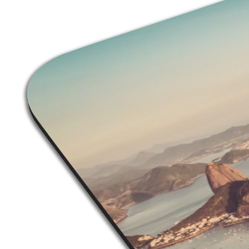 Set de table Rio de Janeiro en caoutchouc grand format x4