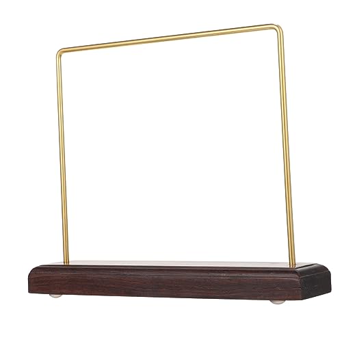 BESPORTBLE Jewelry Organizer Rack Wooden Base Earring Display Home Shop Display Stand