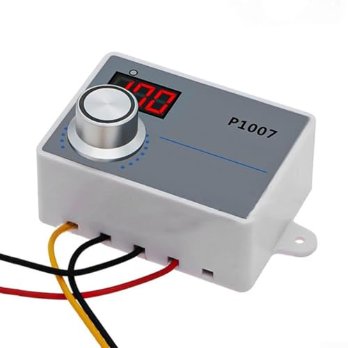 Regulador de ventilador digital de 220V con control de velocidad ajustable 0-100% 2