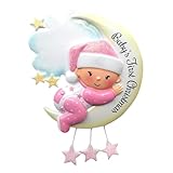Formes et couleurs éclatantes: Ces ornements de Noël présentent des formes vibrantes et des couleurs brillantes avec un design combinant la lune et le bonhomme de neige, rehaussant la décoration des fêtes tout en créant une atmosphère festive dans les salons ou sur les sapins de Noël