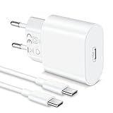 Hochgeschwindigkeits-Laden: Dieses USB-C-Ladegerät verwendet das USB Power Delivery 3.0 (PD3.0)-Protokoll, 20W Ausgangsleistung und die Schnellladetechnologie unterstützen Sie dabei, Ihr Mobiltelefon in 30 Minuten von 0 auf 50% aufzuladen, was dreimal schneller ist als herkömmliche 5W-Ladegeräte. Ob zu Hause, auf Geschäftsreise oder auf Reisen, mit diesem Schnelllade-Kit können Sie Ihr Gerät in kürzester Zeit vollständig aufladen.