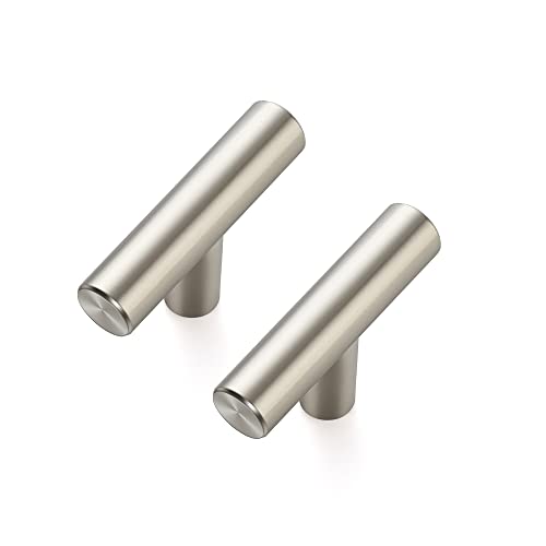 Image of Ravinte 4 Pack 2 inch Length Cabinet Handles Brushed Nickel Stainless Steel Kitchen Drawer Pulls Cabinet Pulls