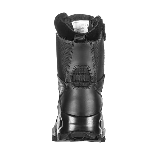 5.11 Tactical Men's Patrol Storm Waterproof Boots, ATAC 2.0 8", Side-Zip, Black, Style 12392ABR4