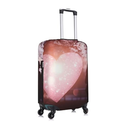 Heart Love Suitcase Covers, Luggage Protectors Fits Four Sizes Suitcase For Travel3