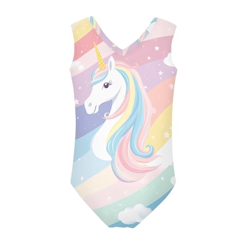 Image of Girls' Swimwear for 3-14 Cartoon Bathing Suit Girl Swimsuit Gym Leotard