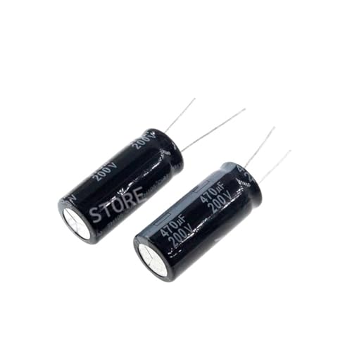 Condensateur 470uf 200v radial en aluminium pour remplacer un composant usé sur carte 2 unités