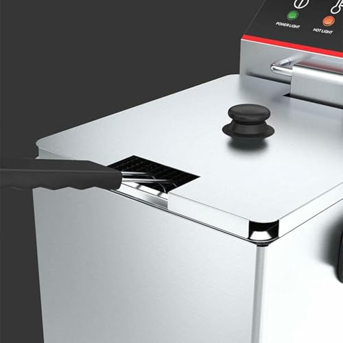 Friteuse électrique professionnelle à panier avec thermostat - 6