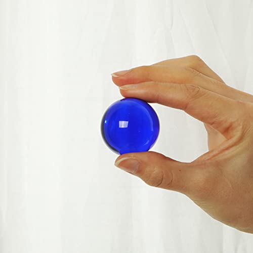 Longwin 40Mm(1.6 Inch) Solid Mini Fengshui Crystal Ball Healing Crystals(Blue) #TOP4