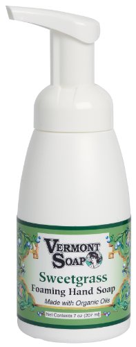 Vermont Soap Organics - Sweetgrass Foaming Hand Soap 7oz Pump