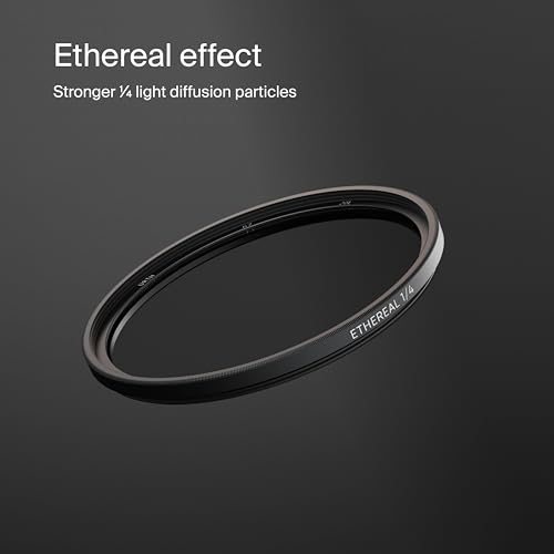 Urth 95mm Ethereal Black Mist ¼ Diffusion Lens Filter (Plus+), Cinematic Effect - Image 2