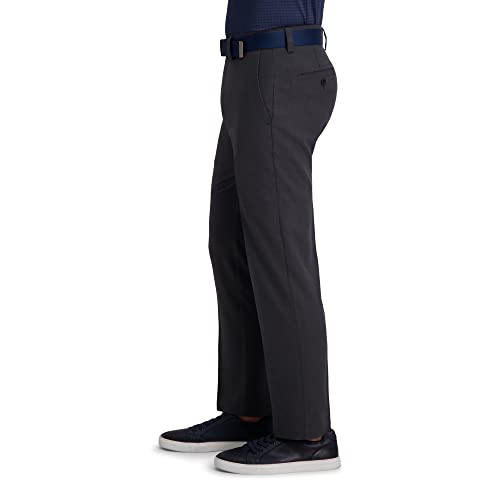 Image of Haggar Men's Cool Right Performance Flex Straight Fit Flat Front Pant