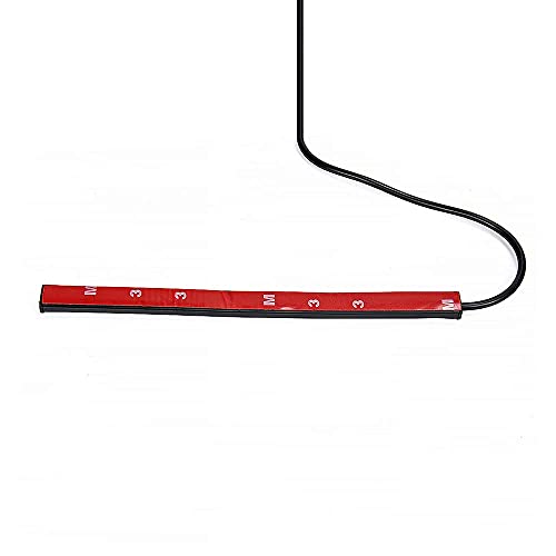 Porotmotor 230mm Motorcycle Rear Seat Frame Hoop Loop Rear Seat Seat Frame Mounting Bracket with LED Brake Turn Tail Lights for Cafe Racer Scrambler - Thumbnail 5