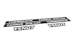  Generisch FENDT Farmer 310 LSA TURBOMATIK (Black) Decal Set