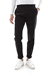 Dockers Men's SMART 360 FLEX CHINO TAPERED Pants, Black (Black 0013), 36W / 32L