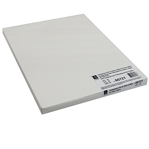 C-Line Transparency Film for Plain Paper Copiers, Clear, 8.5 x 11 Inches, 50 Sheets per Box (60727) Style: Plain Paper Copiers, Model: 60727, Electronics & Accessories Store