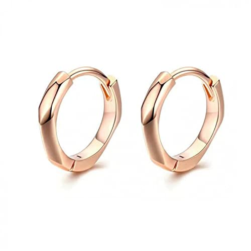 Boucles d'oreilles roses pour femmes en forme de fleur délicate