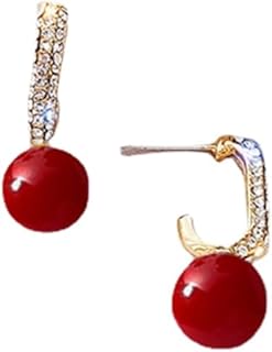 Chinese Style Earrings Christmas New Year Bride Earrings Fashion Net Red Female Earrings