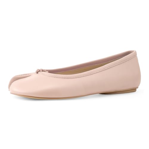 Image of Tabi Shoes Women Split Toe Shoes Wide Width Ballet Flats Comfort Casual Work Shoes for Women Office