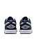 NIKE Air Jordan 1 Low Men's Shoes (553558-141, White/Midnight Navy/Wolf Grey) Size 10